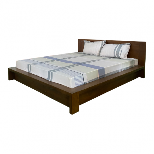 Giường ngủ gỗ Kami 1,6m - gỗ sồi màu nâu