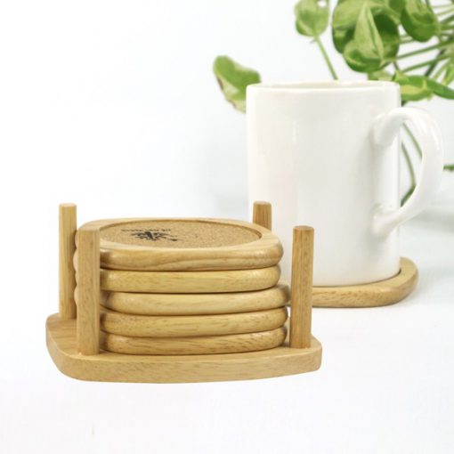 Bộ lót ly bầu bần, bộ 6 cái - Hình ảnh 2