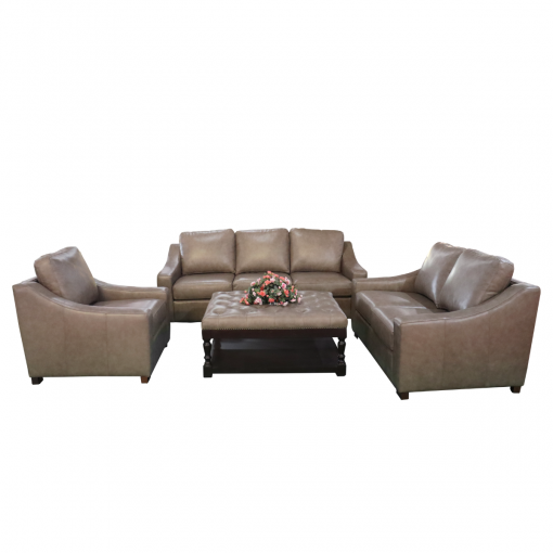 Bộ Sofa Hampton - Da tự nhiên