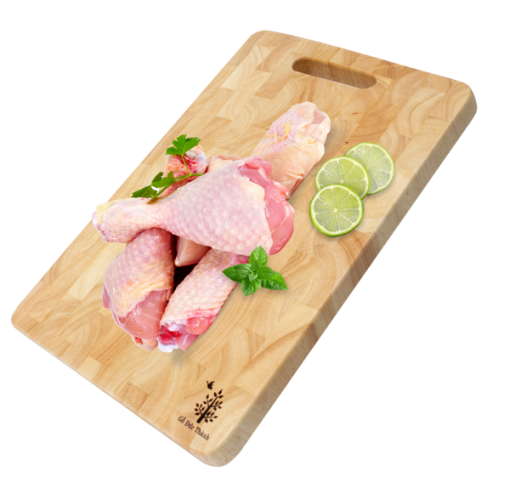 Thớt sớ lật chữ nhật - Cỡ lớn gỗ cao su - Hình ảnh 4