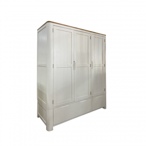 Tủ quần áo Hove - Gỗ Teak màu trắng - Hình ảnh 2