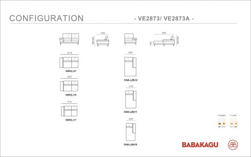 Bộ Sofa Nhập Khẩu VE2873- Sofa Nhật Bản - Hình ảnh 4