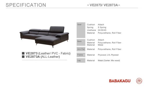 Bộ Sofa Nhập Khẩu VE2873- Sofa Nhật Bản - Hình ảnh 3